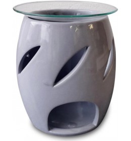 Hanna Maria SOUDEK aromalampa se sklem ŠEDÁ