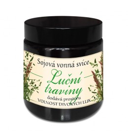 Hanna Maria LUČNÍ TRAVINY - sójová vonná svíčka - 100 ml